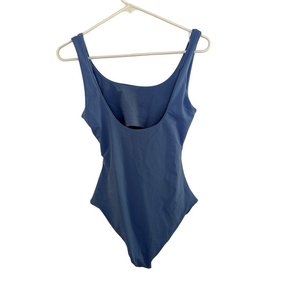 Lulus Medium Bolt Cut-Out Medium Blue Women's One-Piece Swimsuit Swimwear NWT - Picture 5 of 6